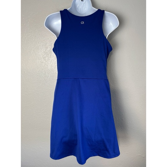Gap Fit blue athletic active tank dress sleeveless shorts M - Picture 6 of 10
